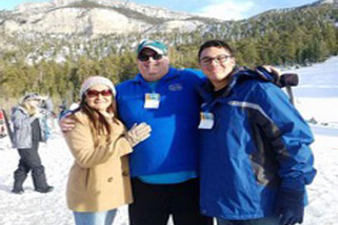 George Cole ’90 and family